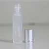 10ml Matting Glass Roll na zapachach Perfumy Essential Oil Refillable Butelki Puste szkło Refillable Roller Butelki