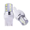 10pcslot T20 7443 Strobe flash -lampor 12 SMD 2835 LED Silikon Omvänd lampor Bromsljus Parkeringslampa Vit Röd bil Ljusa887483