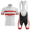 2024 Austria Cicling Jersey Set Summer Mountain Bike Clothing Pro Bicycle Cylerse Sports Awear Suit Maillot Ropa Ciclismo