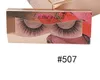 Free Shipping ePacket NEW 3D Mink Eyelashes 100% Cruelty free Lashes Handmade Reusable Natural Eyelashes Wispies False Lashes happy_mei