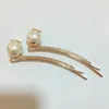 Fashion Big Pearl Hair Clips Water Dring Hairpin One Word Clip pour les dames Collection Head Ornaments VIP Gift8633271