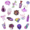 50PCS VSCO Purple Waterproof Stickers Pack for Girls Teens to DIY Laptop Water Bottle Scrapbook Suitcase Room Decor Party Favors7893287