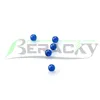 4mm Beracky Sapphire Terp Perles Bleu Terp Perles Perles Insérer Pour Bord Biseauté Quartz Banger Nails Conduites D'eau En Verre Dab Oil Rigs