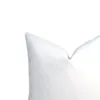 18x18 pouces uni blanc taie d'oreiller en coton blanc taie d'oreiller en coton blanc housse de coussin en toile de coton blanc