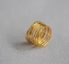 Pierścień Pearl Pierścień Zielony Szmaragdowa biżuteria 18k żółte złoto Pierścienie Kobiety Pierścionki z prezentami Wysoka jakość2218038