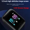 D13 Men's Wristwatch Bluetooth Smart Watch Sport Pedômetro com sangue 271J