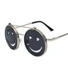 new face designer glasses for men and women flip up round fashion glasses unisex party shades oculos de sol2156569