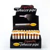 Kształt papierosów DHL Palenie Palenie Ceramiczne Papieros Hitter Ruro Yellow Filtr Color100PCS / Box 78mm 55mm Jeden Hitter Bat Rury palenia