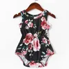 New Family Look Cute Baby Summer Dress navy Cotton Dress