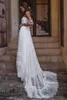 2019 bohemian verão praia vestidos de noiva fora do ombro lace boho vestidos de noiva vintage francês vestido de noiva vestido de noiva