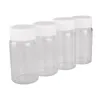 15 stycken 50 ml 37 * 70mm glasflaskor med vita plastkapslar kryddflaskor Container Candy Jars flaskor DIY CRAFT för bröllopsgåva