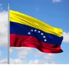 فنزويلا العلم 3X5 قدم جمهورية فنزويلا البوليفارية VEN بلد العلم الوطني مصنوعة من البوليستر الطائر معلق أي نمط مخصص