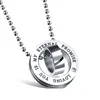 Collana con ciondolo "Il nostro amore durerà per sempre" per ragazza ''Loving You is My Eternal Promise'' per uomo Collana romantica per coppia unica da donna e uomo