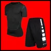 Nouveau 2019 PRO sport t-shirt vêtements de fitness collants d'entraînement de course pour hommes été vêtements de sport fins chemise à manches courtes à séchage rapide