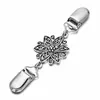 Nouveau Antique Cuivre Argent Vintage Femmes Écharpe Fleur Broche Clip Cardigan Pull Clips Épinglettes Broches Bijoux Cadeaux pour Fille Femmes