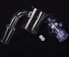 Quartz Banger Nail with spin carb cap and dab terp pearls 10mm 14mm 18mm male female quarts banger Nail for bong dab rig290x