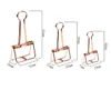 Clips de reliure squelette en Bronze ajourés, longs trombone Photo, planificateur, pinces pour carnet de notes, pour la maison, le bureau, la papeterie scolaire