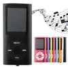 MP3 MP4 Player Slim 4TH 1.8"LCD Video Radio FM Player Support 4GB 8GB 16GB 32GB Micro SD TF Card Mp4 Video Photo Viewer eBook