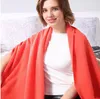 Wholesale-Top Quality Women's 100% ull halsdukar Koreansk stil Solid Tassel Scarves Sjal Höst Vinter Varm Wool Scarf Pashmina
