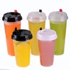 Tasses en plastique jetable en plastique 700 ml 24 oz de boissons chaudes froides à chaud Juice café