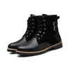 The new Autumn Winter Vintage Leather Ankle Boots Men Shoes Classic Male Casual Motorcycle Boot Footwear