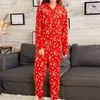 Family Christmas Matching Pyjama Moeder Dad en Kinderen Nachtkleding Familie Bijpassende Jumpsuits Christmas Deers Snowflake Printed Family Look Outfits