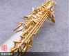 Bästa kvalitet Ny W037 Japane Soprano Sax rak silverpläterad musikinstrument professionell