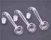 Tuyau de brûleur à mazout en verre pas cher 10mm 14mm 18mm Femme Mâle épais tuyaux de brûleur à mazout en verre pyrex pour tuyau d'eau bong adaptateur en verre tuyau de clou d'huile