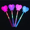 Coloré LED Étoile Baguette Magique Enfants Jouets Luminescents Variété Twist Flash de lumière Bulle Fleur Glow Stick Coeur Creux Amour Baguette Bâton