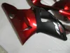 ZXMotor högkvalitativa kättkit för Yamaha R1 2000 2001 Röda svarta Fairings YZF R1 00 01 FG47