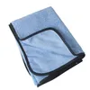 Serviette en microfibre absorbante de haute qualité pour lavage de voiture, chiffon de séchage et de nettoyage de voiture, ourlet de grande taille, tissu d'entretien de voiture, serviette de détail