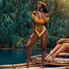 Bikini 2020 Frauen afrikanische Print Bikini Set Swimwear Pushup gepolstert Badeanzug Strandbekleidung High Taille Swimwear Frauen Biquini T1G15323438