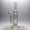 12 Inches Hookahs Water whirlpool flywheel Glass Bong with1 clear bowl included Global delivery