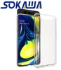 Funda de teléfono transparente para Samsung Galaxy A10 A20 A30 A50 A40 A60 A70 A80 M40s M10 M20 M30s A20e funda protectora de silicona de piel de Gel suave