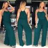 Women Sleevless Wide Leg Jumpsuit Pants Club Sexy Casual Loose solid Playsuit Party Ladies Rompers Outfit AAA1996