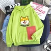 Sweats à capuche pour femmes Sweatshirts Kawaii Shiba Inu Sweat à capuche à capuche à manches longues à manches longues chaude chaude chaude chaude jolie veste coréenne pulls décontractés sportSwea