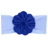 Multi Colors Baby Girl Nylon Flower Headband Moda Miękkie Cukierki Kolor Bohemia Bow Girl Infant Włosy Akcesoria Pałąk