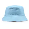 Fisherman Hat Travel Leisure Emmer Hoeden Solid Color Unisex Flat Top Breed Breide Bravel Summer Outdoor Sports Visor Cap Beach Sun Caps TlzyQ875