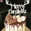 Merry Christmas Acrylic Cake Topper "Ho Ho Ho" Letters Acryl Cupcake Topper voor Kerst Cake decoraties van Kerstmis