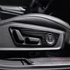 Audi A6 C8 2019 스테인레스 스틸 인테리어 액세서리를위한 자동차 스타일링 좌석 조정 장식 패널 스티커