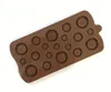 Top schattige knop vorm siliconen mal jelly zeep chocoladevorm diy bakken cake decorating gereedschap keuken accessoires bakvormen