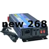 Freeshipping 1000W (Peak 2000W) Inverter 12VDC till 220VAC Power Inverter modifierad sinusvåg med UPS-laddareomriktare