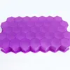 Food Grade Honeycomb Ice Cube Tray Tools 37 Grids Silicone Cubes Maker Mold Without Lid For Cream Party Whiskey Cocktail Drink DBC BH3571