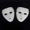 Maschera di Halloween Moda Cosplay Party Maschere a pieno facciale per adulti Maschera smorfia bianca Street Ghost Dance Maschere Maschere per ballerini Maschera Hiphop V3804202