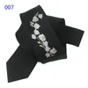 haft krawat wąski styl flower tygrys 5 cm osobowość chuda cienki krawat wolny czerwony czarny krawaty kwiatowy zwierzę251g