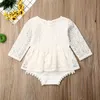 Bébé filles barboteuses nouveau-né été automne dentelle fleur dos nu barboteuse princesse élégante combinaison Tutu robe Onepieces tenues 12429103