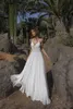 Robes Asaf Dadush Bohemian 2020 Robes de mariée avec enveloppe à manches longues Spaghetti Neck Bridal Bridal Gardens Gardens pas pas cher un mariage