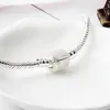 Yhamni Original Solid 925 Silver 3mm Basic Chain Fit Gift Bracelet Diy Charms Beads Bracelets Bangles Original Jewelry DHB0045369485