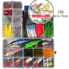 33 56 104 106 109 122 142 166 280 pezzi esche da pesca Set cucchiai ganci Minnow Pilers Kit richiamo duro in scatola Accessori per attrezzi da pesca T20187p