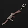 12cm Mini Guns Keychain Weapon Rifle AKM Model Key Chains AK 47 Toys Gun Keychains llaveros chaveiro sleutelhanger Key Ring Keyring